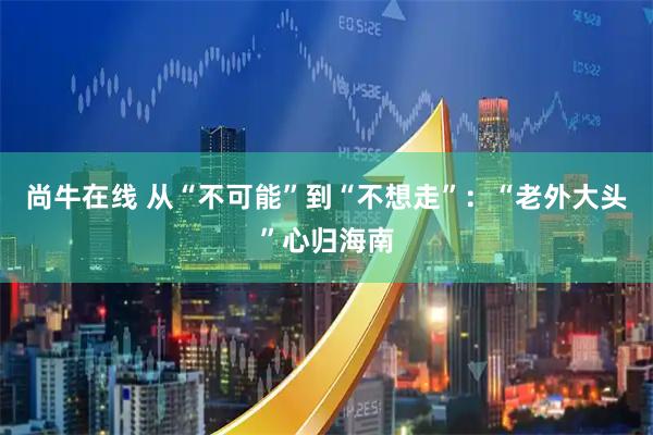 尚牛在线 从“不可能”到“不想走”：“老外大头”心归海南